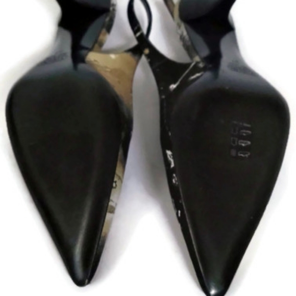 Roberto Cavalli Black and Gold Heels - Picture 9 of 9